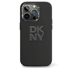 Original Case IPHONE 14 PLUS / 15 PLUS DKNY Hardcase Liquid Silicone Metal Logo (DKHCP15MSMCBSK) black 3666339265304