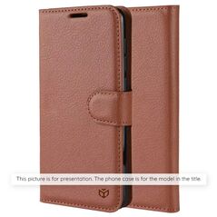 Techsuit Husa pentru Motorola Moto G32 - Techsuit Leather Folio - Brown 5949419126114 έως 12 άτοκες Δόσεις