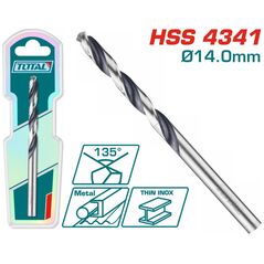 TOTAL ΕΠΑΓΓ. ΤΡΥΠΑΝΙ HSS DIN4341 14mm 1τεμ (TAC1201404) ως 12 Άτοκες Δόσεις