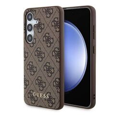 Original Case SAMSUNG GALAXY A35 5G Guess Hard Case 4G Metal Gold Logo (GUOHCSA35G4GFBR) brown 3666339259709