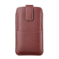 Techsuit Techsuit - Belt Phone Case (BPC1) - from Premium Eco Leather, with Belt Holder, for Aprox. 6.1 inch, Size S - Brown 5949419149410 έως 12 άτοκες Δόσεις