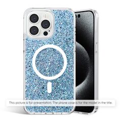 Techsuit Husa pentru iPhone 12 / 12 Pro - Techsuit Sparkly Glitter - Blue 5949419127036 έως 12 άτοκες Δόσεις