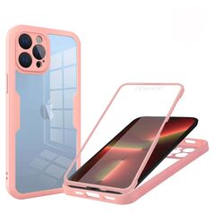 Techsuit Husa pentru iPhone 13 Pro + Folie - Techsuit ColorVerse 360 Series - Pink 5949419152816 έως 12 άτοκες Δόσεις