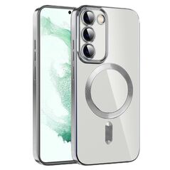 Techsuit Husa pentru Samsung Galaxy S22 Plus 5G - Techsuit Luxury Crystal MagSafe - Silver 5949419135840 έως 12 άτοκες Δόσεις