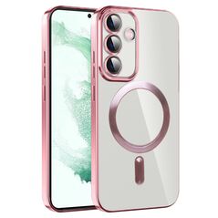 Techsuit Husa pentru Samsung Galaxy S23 FE - Techsuit Luxury Crystal MagSafe - Pink 5949419135420 έως 12 άτοκες Δόσεις