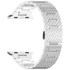 Techsuit Curea pentru Apple Watch 1/2/3/4/5/6/7/8/9/SE/SE 2 (38/40/41mm) - Techsuit Watchband (W052) - Silver 5949419138636 έως 12 άτοκες Δόσεις