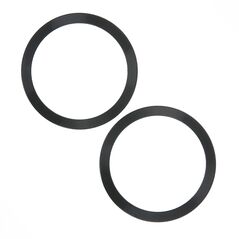 Metal Ring (2 in set) black 5907457764194