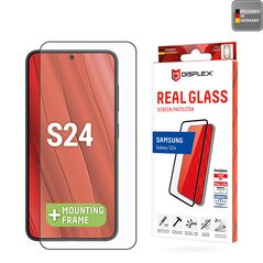 Displex Folie pentru Samsung Galaxy S24 - Displex Real Glass Full Cover - Black 4028778122003 έως 12 άτοκες Δόσεις