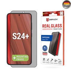 Displex Folie pentru Samsung Galaxy S24 Plus - Displex Real Glass Privacy Full Cover - Black 4028778122041 έως 12 άτοκες Δόσεις