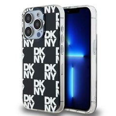 DKNY case for iPhone 15 Pro Max 6,7&quot; DKHCP15XHDLCEK czarna HC PC TPU checkered pattern 3666339268268