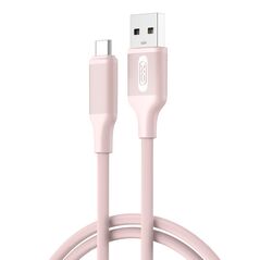 XO cable NB265 USB - USB-C 1,0m 3A różowy 6920680854905