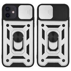 Θήκη Ring Armor CamPro Sonique για Apple iPhone 12 / iPhone 12 Pro Ασημί - Sonique - Ασημί - iPhone 12, iPhone 12 Pro