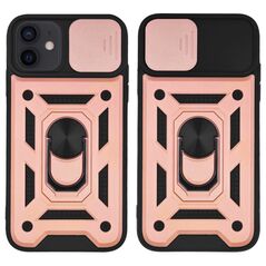 Θήκη Ring Armor CamPro Sonique για Apple iPhone 12 / iPhone 12 Pro Ροζ Χρυσό - Sonique - Ροζ Χρυσό - iPhone 12, iPhone 12 Pro