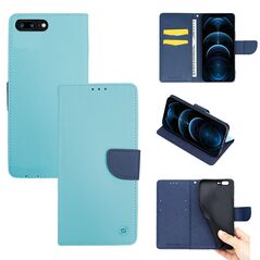 Θήκη Πορτοφόλι Sonique Trend Wallet Apple iPhone 7 Plus / iPhone 8 Plus Σιέλ / Σκούρο Μπλε - Sonique - Σιέλ / Σκούρο Μπλε - iphone 7 Plus, iphone 8 Plus - Θήκη Πορτοφόλι