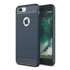 Techsuit Husa pentru iPhone 8 Plus - Techsuit Carbon Silicone - Blue 5949419181069 έως 12 άτοκες Δόσεις