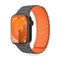 Strap for APPLE WATCH 4 / 5 / 6 / 7 / 8 / 9 / SE / ULTRA 1 / 2 (42 / 44 / 45 / 49 MM) Tech-Protect Iconband Magnetic orange 5906302309603