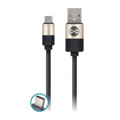 Forever Modern USB - Type-C fekete adatkábel 2A 1m 5900495621429