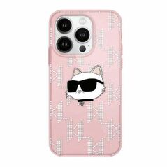 Original Case IPHONE 13 PRO MAX Karl Lagerfeld Hardcase IML Choupette Head & Monogram (KLHCP13XHKLPCHP) pink 3666339286095