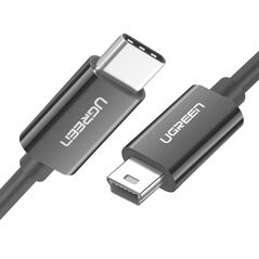 USB-C to Mini USB Cable UGREEN US242, 1m (black) 6957303854455