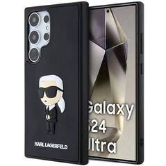 Original Case SAMSUNG GALAXY S24 ULTRA Karl Lagerfeld Hardcase 3D Rubber Ikonik (KLHCS24L3DRKINK) black 3666339242015