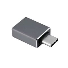 Adapter DeTech, USB (F) – USB C (M) OTG, Gray - 17855 έως 12 άτοκες Δόσεις