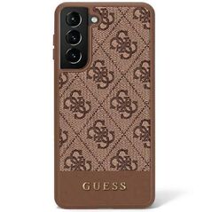 Original Case SAMSUNG GALAXY S23+ Guess Hardcase 4G Stripe Collection (GUHCS23MG4GLBR) brown 3666339117566