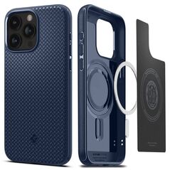 Case APPLE IPHONE 15 PRO MAX Spigen Mag Armor MagSafe navy blue 8809896749473