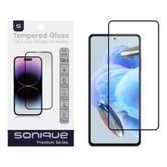 Hardy Glass Sonique Premium Series HD Full Cover 9H Xiaomi Redmi Note 12 Pro 5G / Redmi Note 12 Pro Plus 5G / Poco X5 Pro Μαύρο 5210312027076