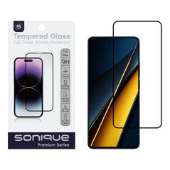 Hardy Glass Sonique Premium Series HD Full Cover 9H Xiaomi Poco X6 5G / Poco X6 Pro 5G Μαύρο 5210312027533