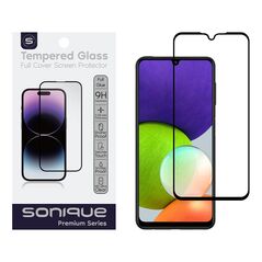 Hardy Glass Sonique Premium Series HD Full Cover 9H Samsung Galaxy A22 4G / Galaxy A31 4G / Galaxy A32 4G / Galaxy A33 5G Μαύρο 5210312027564