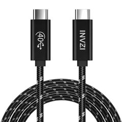 INVZI Cable USB-C / USB4.0, INVZI, INVUSB4, Gen3, 240W, 40Gbps, 2m (black) 065845  INVUSB4 2m έως και 12 άτοκες δόσεις 754418395585