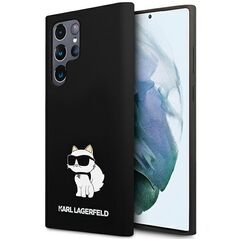 Karl Lagerfeld case for Samsung Galaxy S24 Ultra KLHCS24LSNCHBCK black HC SILICONE NFT CHOUPETTE 3666339242343