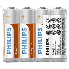 Battery PHILIPS AA LR6 LONGLIFE 3pcs 8712581549640