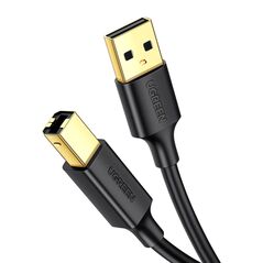 Ugreen printer cable USB-A - USB-B 480Mb/s 5m black (US135)