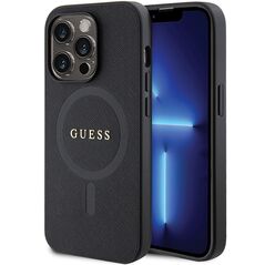 Guess GUHMP14XPSAHMCK case for iPhone 14 Pro Max 6.7&quot; - black Saffiano MagSafe