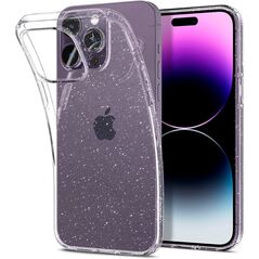 Spigen Spigen - Liquid Crystal Glitter - iPhone 14 Pro Max - Crystal Quartz 8809811863413 έως 12 άτοκες Δόσεις