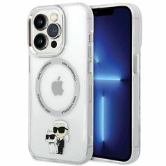 Karl Lagerfeld KLHMP13LHNKCIT iPhone 13 Pro 6.1" hardcase transparent Iconic Karl&Choupette Magsafe