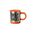 Κούπα που Ανακατεύει τον Καφέ - Self Stirring Mug Χρώματος Πορτοκαλί