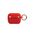 Guess case for Airpods Pro GUACAPSILGLRE red Silicone Glitter 3700740493656