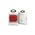 Guess case for Airpods Pro GUACAPSILGLRE red Silicone Glitter 3700740493656