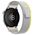 Hoco Watchband Hoco WH04 Belle Series από Nylon για Samsung Huawei Xiaomi Vivo OPPO κα 20mm Universal Λευκό-Κίτρινο 40507 6942007614894