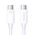 Data cable Baseus Superior 2, Type-C - Type-C, 100W, PD, 1.0m, White - 40419 έως 12 άτοκες Δόσεις