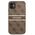 Guess case for iPhone 11 GUHCN614GDBR brown hard case 4G Stripe 3666339005498