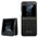 Guess case for Samsung Z Flip5 GUHCZF5HGGSHK black PU/TPU Glitter Script 3666339173951