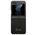 Guess case for Samsung Z Flip5 GUHCZF5HGGSHK black PU/TPU Glitter Script 3666339173951