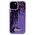 Guess case for iPhone 15 6,1&quot; GUHCP15SPSFDGSU purple HC Sequin Script Metal 3666339176228