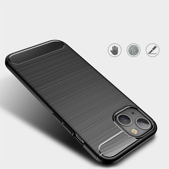 Techsuit #Techsuit - Carbon Silicone - iPhone 13 mini - Black 5949419041660 έως 12 άτοκες Δόσεις