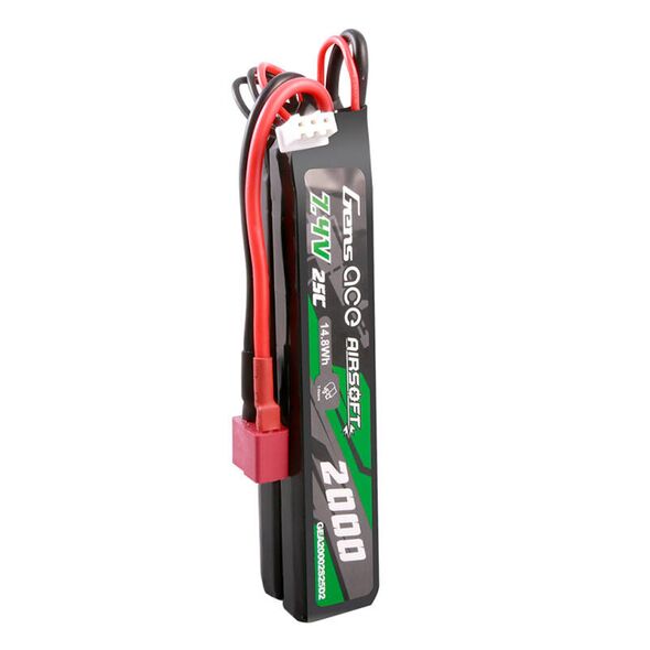 Gens ace Gens Ace 25C 2000mAh 2S2P 7.4V Saddle Airsoft Gun Lipo Battery with Mini Deans(T) Plug 065562  GEA20002S25D2 έως και 12 άτοκες δόσεις 6928493309827