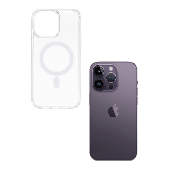 Θήκη Magnetic MagCase Sonique Apple iPhone 14 Pro Διάφανο 5210312007818