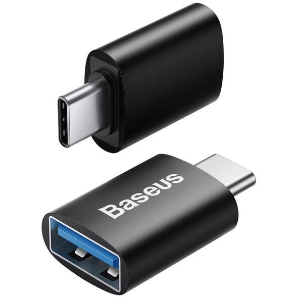 Baseus Baseus - Mini OTG Adapter Ingenuity Series (ZJJQ000001) - Type-C to USB-A 3.1 - Black 6932172605643 έως 12 άτοκες Δόσεις